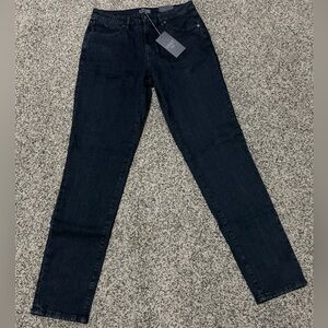 Men's Slim Fit Dark Blue Jeans